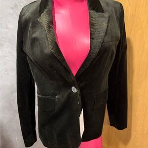 Zara Black Corduroy Blazer